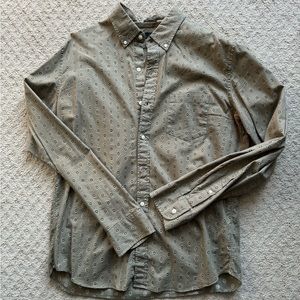 Men’s jcrew green long sleeve button down